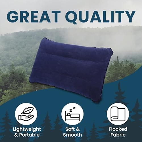 2 Pcs Inflatable Pillows for Camping, Outdoor Blow Up Pillows For Camping — view 2