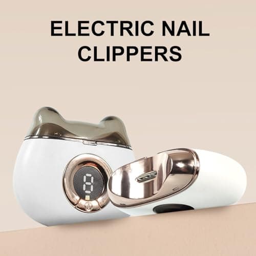 Rechargeable Toenail Clipper - Automatic Electric Trimmer, Fingernail and Toenail Grooming with Built-In Scrap Storage, Safe for Babies, Kids, Adults, Seniors, Caregivers, Home, Travel, — view 3
