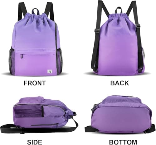 Risefit Waterproof Swimming Bags Drawstring Gym Bags Beach Bags Backpacks for Adults — view 4