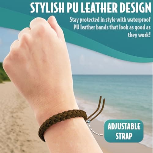 SC Products DEET Free Waterproof Anti Mosquito Repellent Bracelet (12-Pack) — view 3