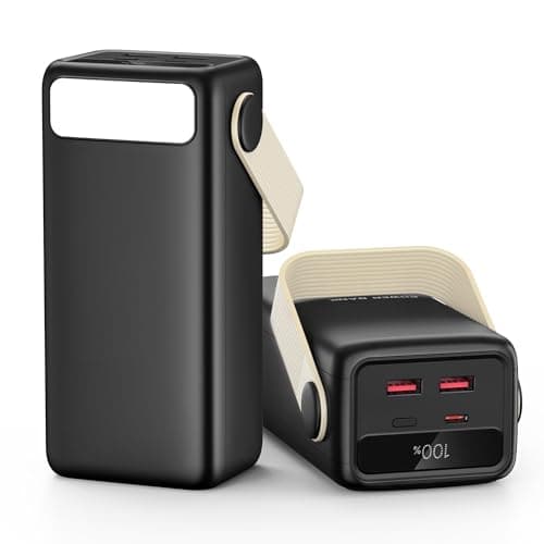 60000mAh Power Bank 22.5W Fast Charging, 3 Port Portable Charger with Flash Light, Large Capacity Battery Pack for Camping, Outdoor, Travel, iPhone,Samsung Tablet