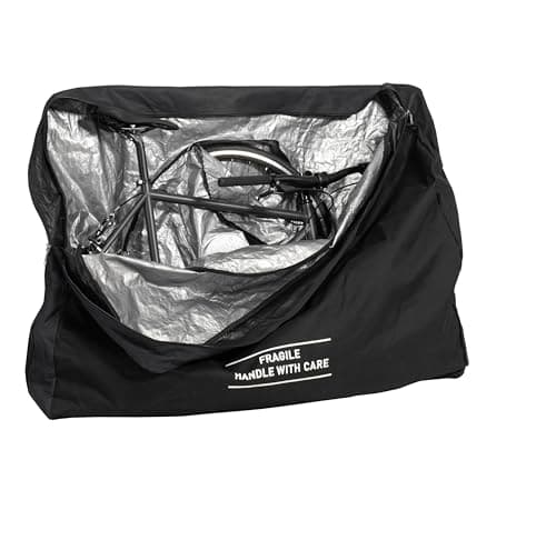 TIFOSI Lightweight Bike Travel Bag 130 x 100cm – Water Resistant Cycling Transport Bag with Wheel Pockets & Shoulder Strap — view 3