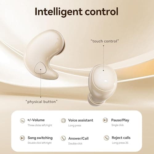 Sleep Headphones, Noise Cancelling Earbuds for Sleep, Mini Wireless Earbuds Bluetooth 5.4 with 76H Battery Life for Side Sleeping Travel or Relaxation (Purple) — view 4