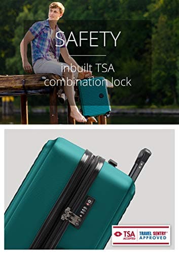 Hauptstadtkoffer Mitte - Large Hard-Shell Suitcase, TSA, 4 Wheels, Check-in Luggage with 8 cm Volume Expansion, 77cm, 130 liters, Turquoise — view 6