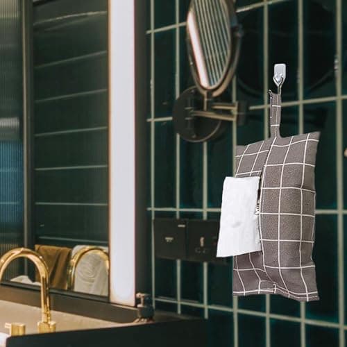 Car Tissue Holder - Travel Tissue Organizer for Car, Rechargeable Portable — view 3