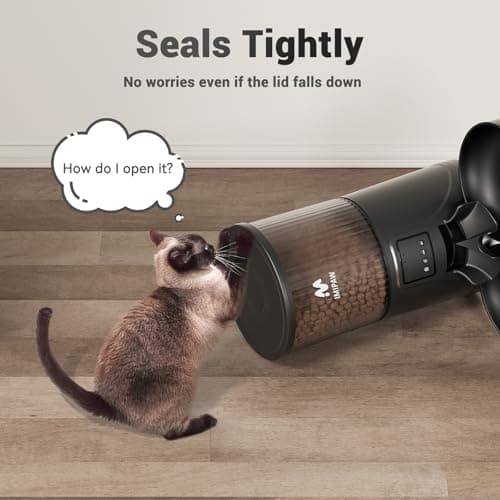 IMIPAW Automatic Cat Feeder: 2 Bowls, App Control, 5G WIFI Auto Pet Feeders — view 3