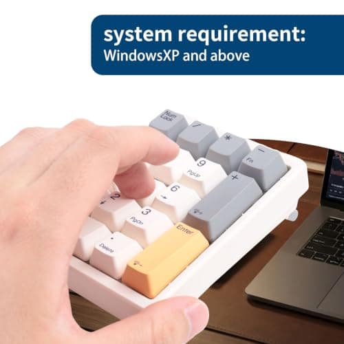 Erpmlyo Numeric Keypad 17 Keys Type-C Wired Numpad for Programming — view 4