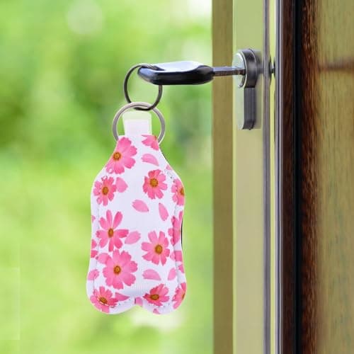 Empty Travel Bottle Keychain Kit 30ml Neoprene, 6 Sets — view 5