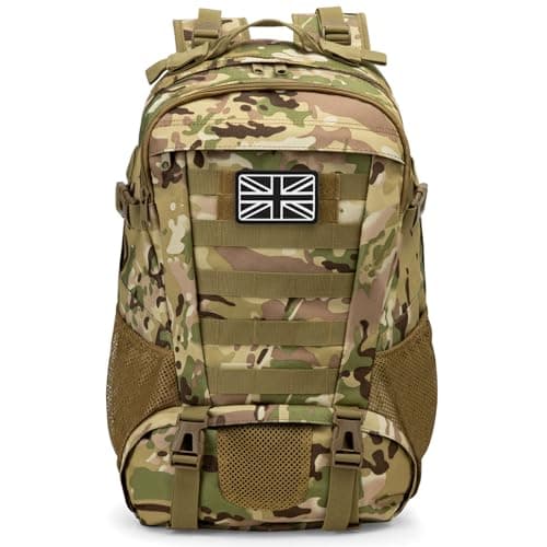Jueachy Military Tactical Backpack 30L Water Resistant Rucksack for Men