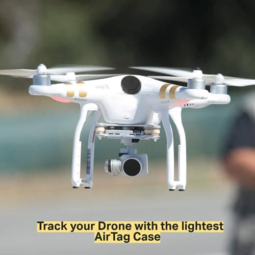 [4 Pack] IP68 Waterproof AirTag Case | Holder with Ultra Adhesive Sticker | AirTag Sticker Mount for Bike Remote Drone Car Luggage Hidden - Black — view 4