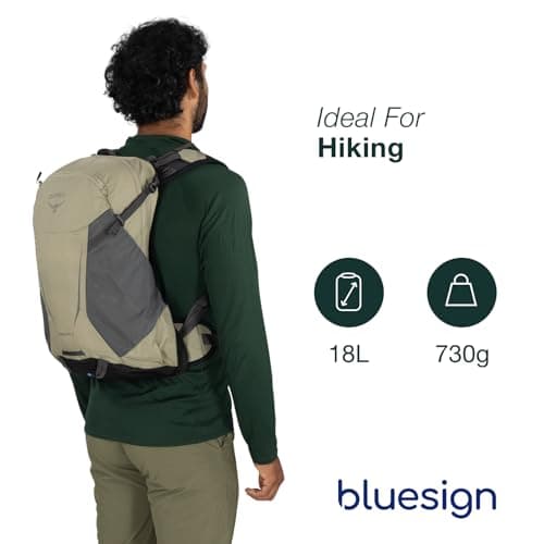 Osprey Hikelite Unisex Hiking Bag, 18L, Graphite Purple — view 2