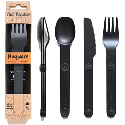 FULL WiNDSOR - MAGWARE Magnetic Travel Camping Cutlery Utensils Set