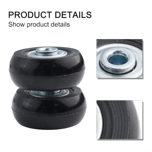 Luggage Wheel Repair Kit 4 Pack with Tools Screws(40x18mm) — view 3