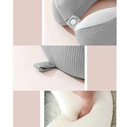 Cozy BoSpin Travel Pillow - Neck Pillow for Traveling, Memory Foam Portable Support Pillow,Comfortable and Lightweight Quick Pack for Camping,Sleeping Rest Cushion (gray) — view 4