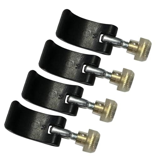 Trekking Pole Lock Parts - 4 Pack External Handle Nuts | Hiking Pole Replacement Clamps, Adjustable Walking Stick Accessories For Camping, Mountaineering And Outdoor Adventure Use