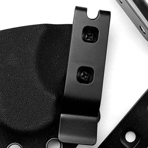 NYCEMAKEUP 2 Sets Sheath Waist Clip Scabbard Back Clip Sheath Back Waist Clip Stainless Steel Outdoor Knife Clip Waist Clip Back Clip — view 5