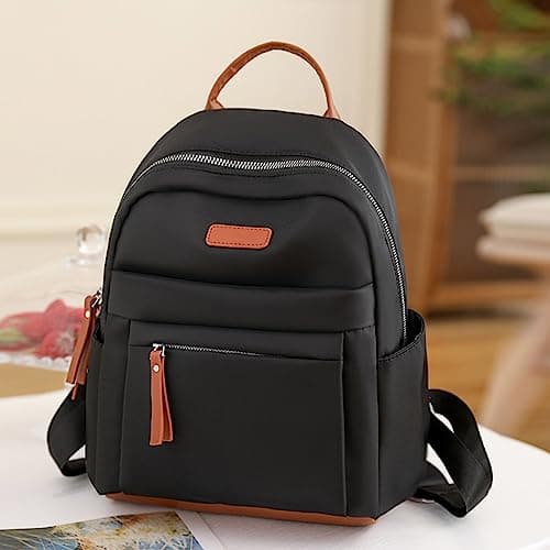 School Backpacks For Girls Boys Lightweight Cute School Bag For Teenager,Stylish School Backpack For Women Teen Girl Casual Daypack Lightweight Travel Rucksack (Black, One Size) — view 2