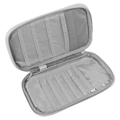 Kichvoe Waterproof Polyester Passport Wallet Travel Document Organizer