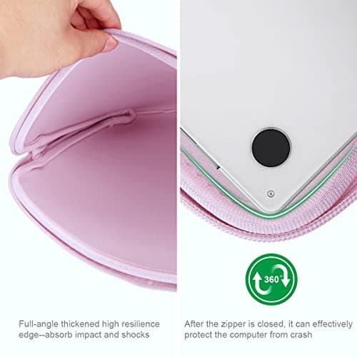 Arvok 11 11.6 12 Inch Laptop Sleeve Multi-Color Size Choices Case/Water-resistant Neoprene Notebook Computer Pocket Tablet Briefcase Carrying Bag/Pouch Skin Cover For HP/Dell/Lenovo/Asus/Acer — view 3