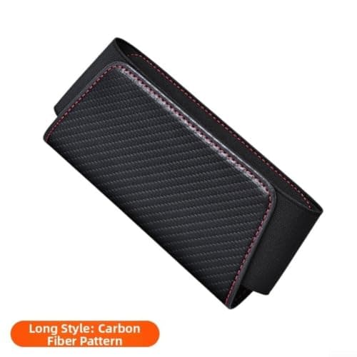 PU Leather Car Seat Gap Organizer for Phones(Long black) — view 5
