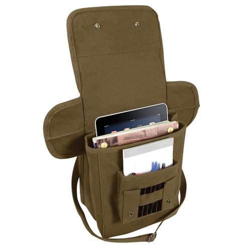 ROTHCO Olive Drab Canvas Map Case Shoulder Bag — view 6