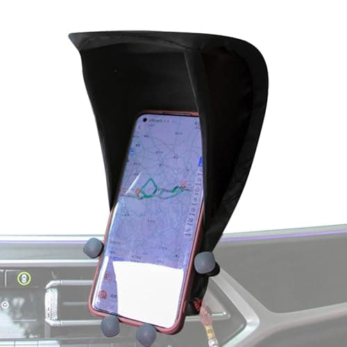 Phone Anti-Glare Sun Shade Cellphone Sun Shield Umbrella Cover For Car Outdoor Travel