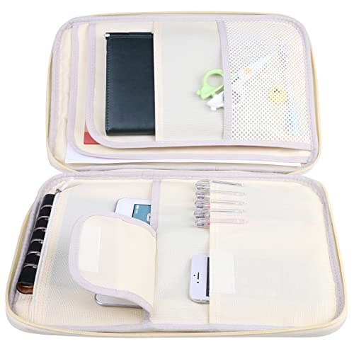 JAKAGO A4 Document Case, Multi-Pocket Portfolio Folder, Travel Portfolios — view 4