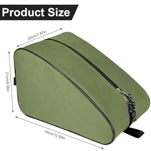 AOOWU Shoe Bag for Men & Women, Waterproof Golf Shoe Bag, Portable Boot Bag, Sports Boot/Shoe/Travel Bag, Welly Hunting Fishing Boot Bag, Walking Boot Bag for Football Cricket Rugby Golf Toiletry Gym — view 2