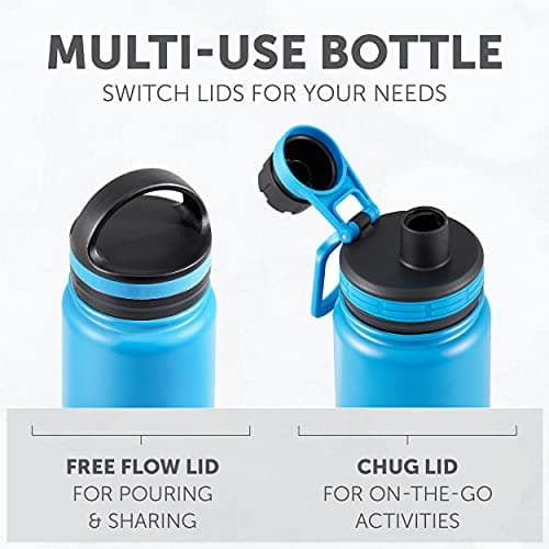 Polar Gear Insulated Water Bottle Blue 700ml Stainless Steel Double Wall — view 4