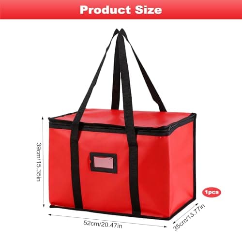 Food Delivery Bag, 70L Insulated Thermal Bag 52 * 35 * 39 CM — view 2
