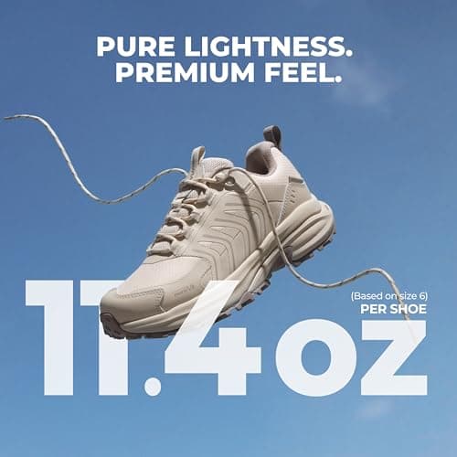 NORTIV 8 Women's Waterproof Hiking Shoes,Size 7,Khaki — view 5