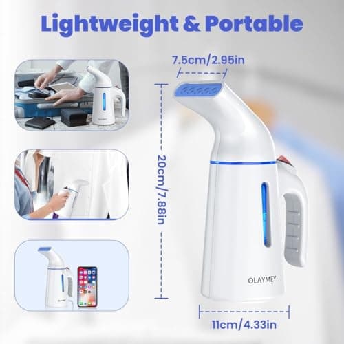 OLAYMEY Clothes Steamer 700W Handheld Portable Steam Iron — view 6
