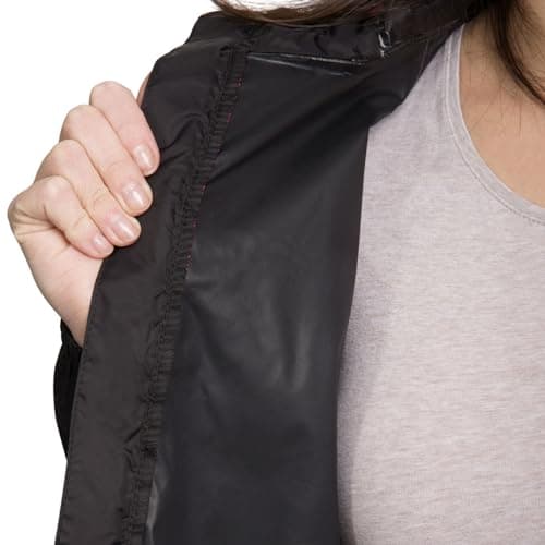 Trespass Womens Quikpac Packable Waterproof Walking Jacket - Black - 3XL — view 3