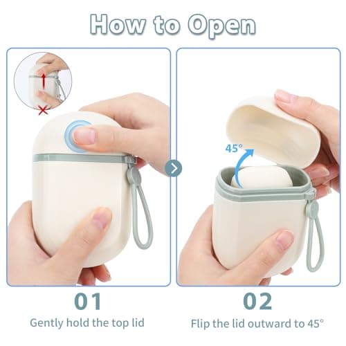 Alyvisun 2pcs Travel Soap Case, Portable Soap Box — view 4