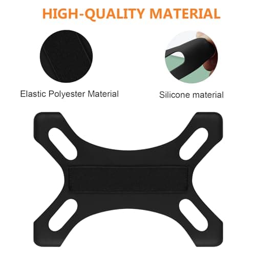 HoYiXi Universal Case for 6 inch Kindle eReader Compatible with Paperwhite(2015/2018)/Pocketbook and Tolino/Kobo Clara HD,For 6'' eReader with High Elasticity Hand Strap,Black — view 3