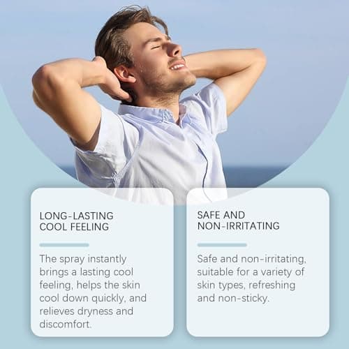Quorvex Cooling Spray - 50ml Cooling Face Mist,Portable Summer Cool Down Spray for Sports Camping Commute Golf Travel Outdoor Hiking Beach Daily Hot Weather — view 5