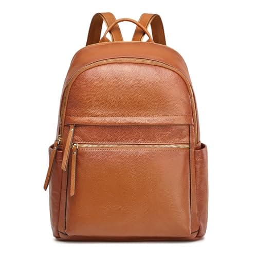 Kattee Women Genuine Leather Backpack Fashion Anti-Theft Rucksack Bag
