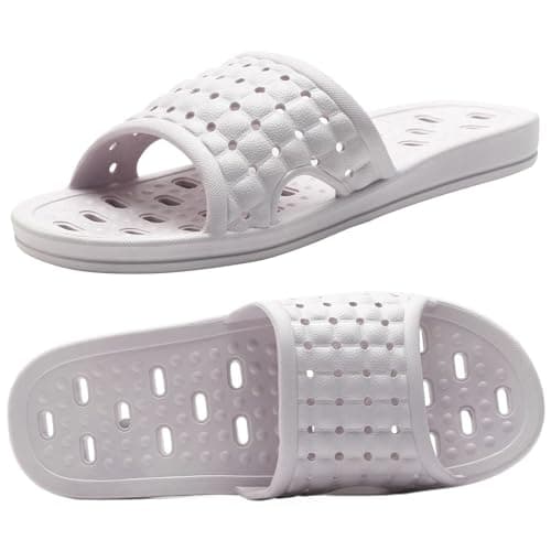 Czgcpyc Shower Shoes Quick Dry Non Slip Bath Slippers Purple EU 37-38