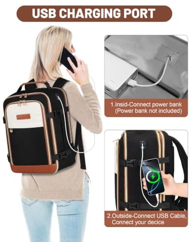 MOCOCITO Ryanair Cabin bags 40x30x20 Travel Backpack 40x30x20 Cabin Bag Carry On Weekend Trips & Air Tryanair Under Seat Backpack for Travelling Suitable for Ryanair, Wizz Air, Easyjet, Vueling — view 6