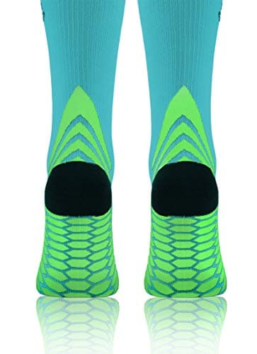 Sesto Senso Compression High Socks Women Men Sport Running 1-3 Pairs 7-10 Turquoise — view 2
