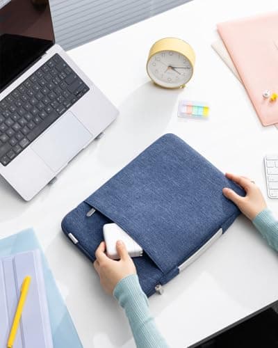 Inateck 13 Inch Laptop Sleeve 360° Protective Case with Handle — view 6