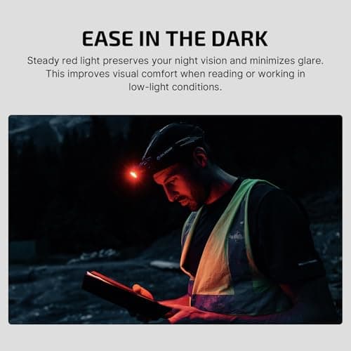 OLIGHT Perun 3 Head Torch Rechargeable, 3000 Lumen with White and Red Light — view 4