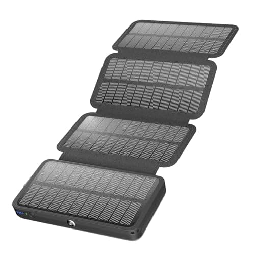 Solar Charger 20000mAh Fast Charging - A ADDTOP Solar Power Bank - Portable Phone Battery with 4 Solar Panels PDQC 3.0 External Battery Pack with 2 USB-A Out & 1 USB-C Out/In for Phones Tablets