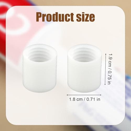 2 Pcs Toothpaste Refillable Refill & Transfer Adapters for Colgate — view 2