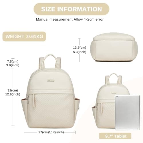 Miss Lulu Stylish Backpack Womens, Waterproof Women's Backpack Bag — view 5