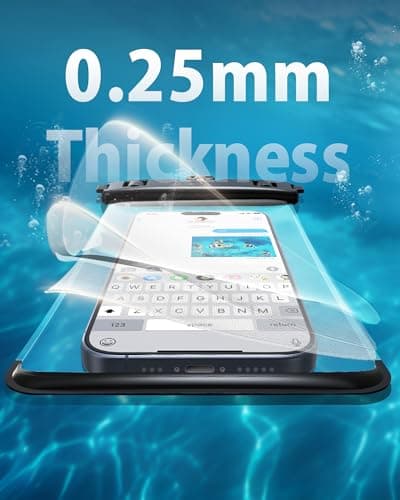 YOSH Waterproof Phone Pouch [Side Button Friendly], Fits Up to 7.2" — view 4