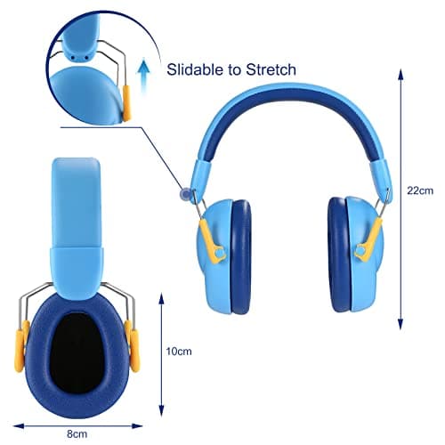 Jmbabe Kids Ear Defenders-Noise Cancelling Headphones Autism, 26dB Ear Protection Earmuffs Hearing Protectors for Age 2 Years to 14 Years at Party Concert Fireworks — view 2