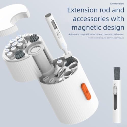 Multifunctional Electronics Cleaner Kit 13cm ABS Tool(White) — view 4