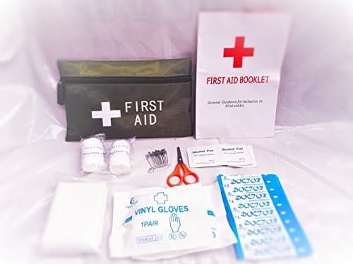 CAR/Vehicle Safety KIT. Premium FSS UK 1 KG Powder FIRE Extinguisher, 1ST AID KIT, HI VIZ Vest Reflective Triangle. for Cars Travel CARAVANS Taxi BSi KITEMARKED. — view 6