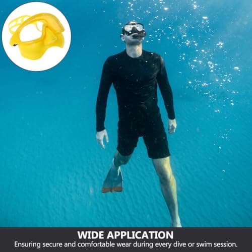 Adult Anti Fog Freediving Mask with Wide View Lens and PVC — view 5